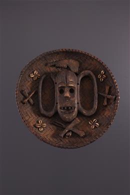 Arte tribal - Boa cesta relicário