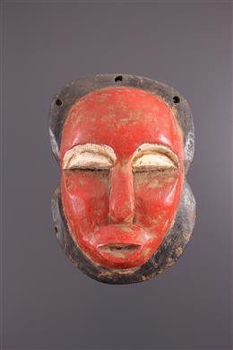 Arte tribal - Máscara policromada de Nyamwezi