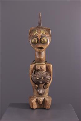 Arte tribal - Estátua de fetiche Songye Tetela Nkishi