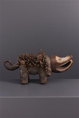 Arte tribal - cachorro Kongo