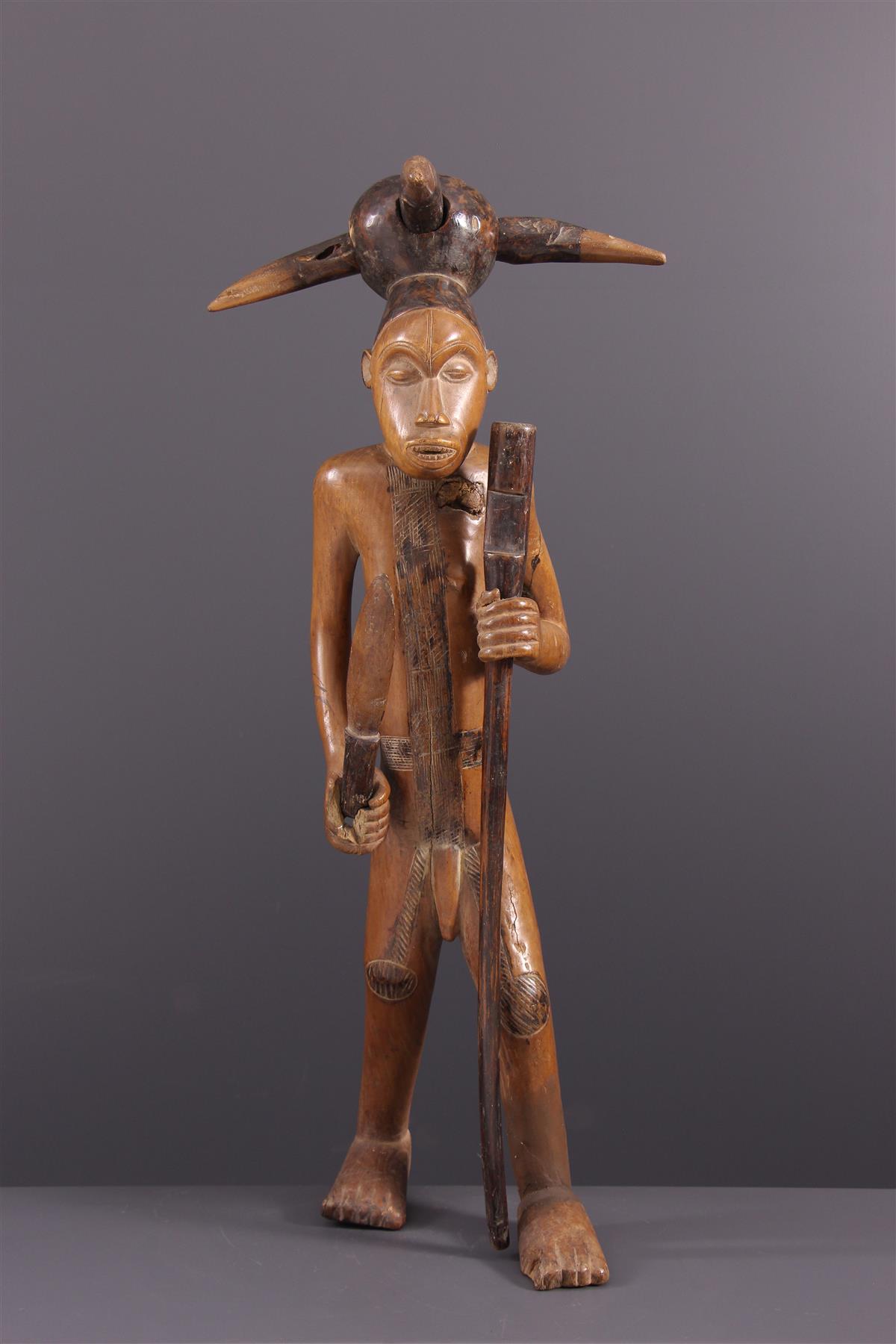 Mangbetu Guerreiro - Arte tribal